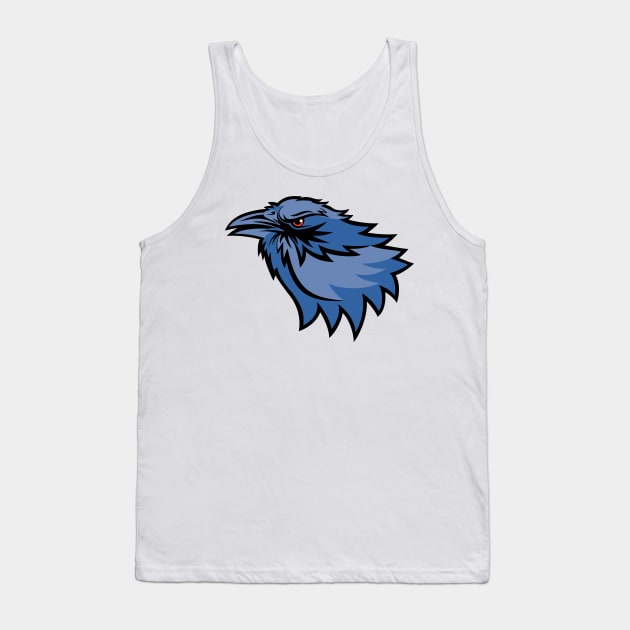 Blue Bird Mascot Tank Top by SWON Design